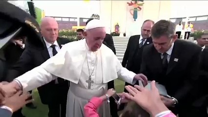 Le pape François se met en colère