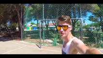 Crossbar Trick Shots Fun! 'A Day Of Football' In Football' In First Person (GoPro Hero 4)   Footballskills First Person (GoPro Hero 4)   F   Footballskills98