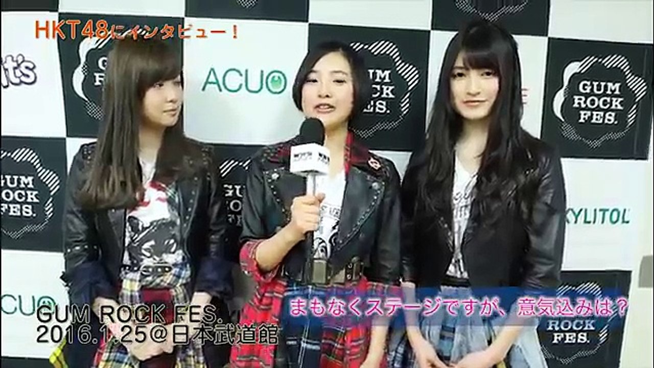HKT48にインタビュー！指原莉乃「乃木坂さんを意識してるのも恥ずかしいぐらい(笑)」GUM ROCK FES.In 日本武道館