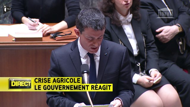 Valls annonce une année blanche fiscale pour les agriculteurs les plus pauvres