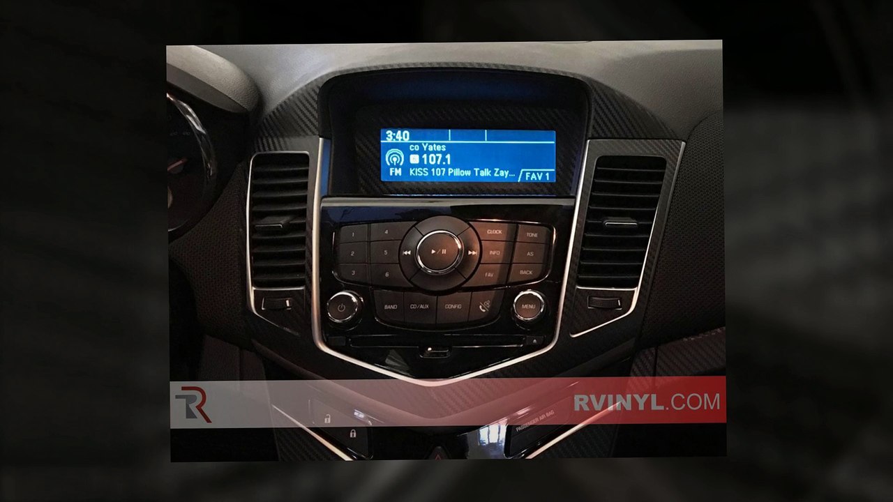 2011-2015 Chevy Cruze Carbon Fiber Dash Kit Customer Install Montage