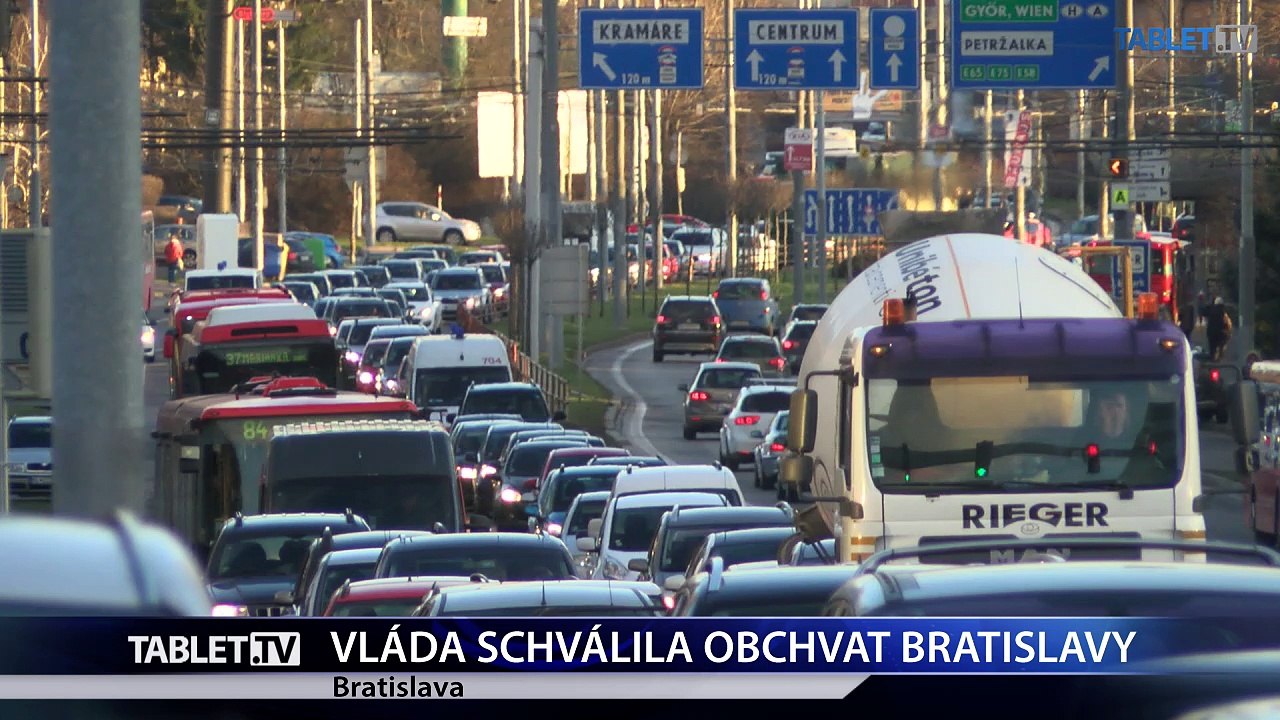 Vláda odsúhlasila: Počiatek môže podpísať zmluvu na obchvat Bratislavy