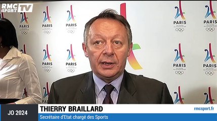 Paris 2024 - Braillard : "Cette candidature a pris un très bon rythme"