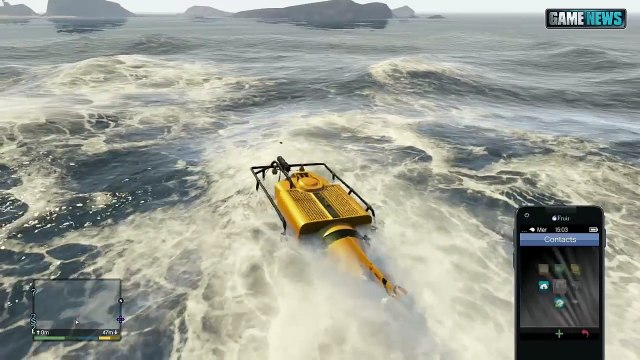 GTA 5 Easter Egg _ Underwater Crashed UFO ! (720p)