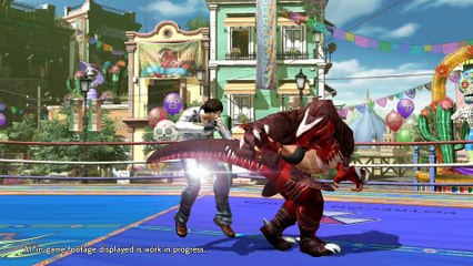 The King of Fighters XIV - Maxima, Clark, Terry et le King of Dinosaurs