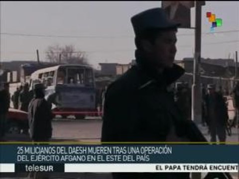 Ejército afgano abate a 25 milicianos de Daesh