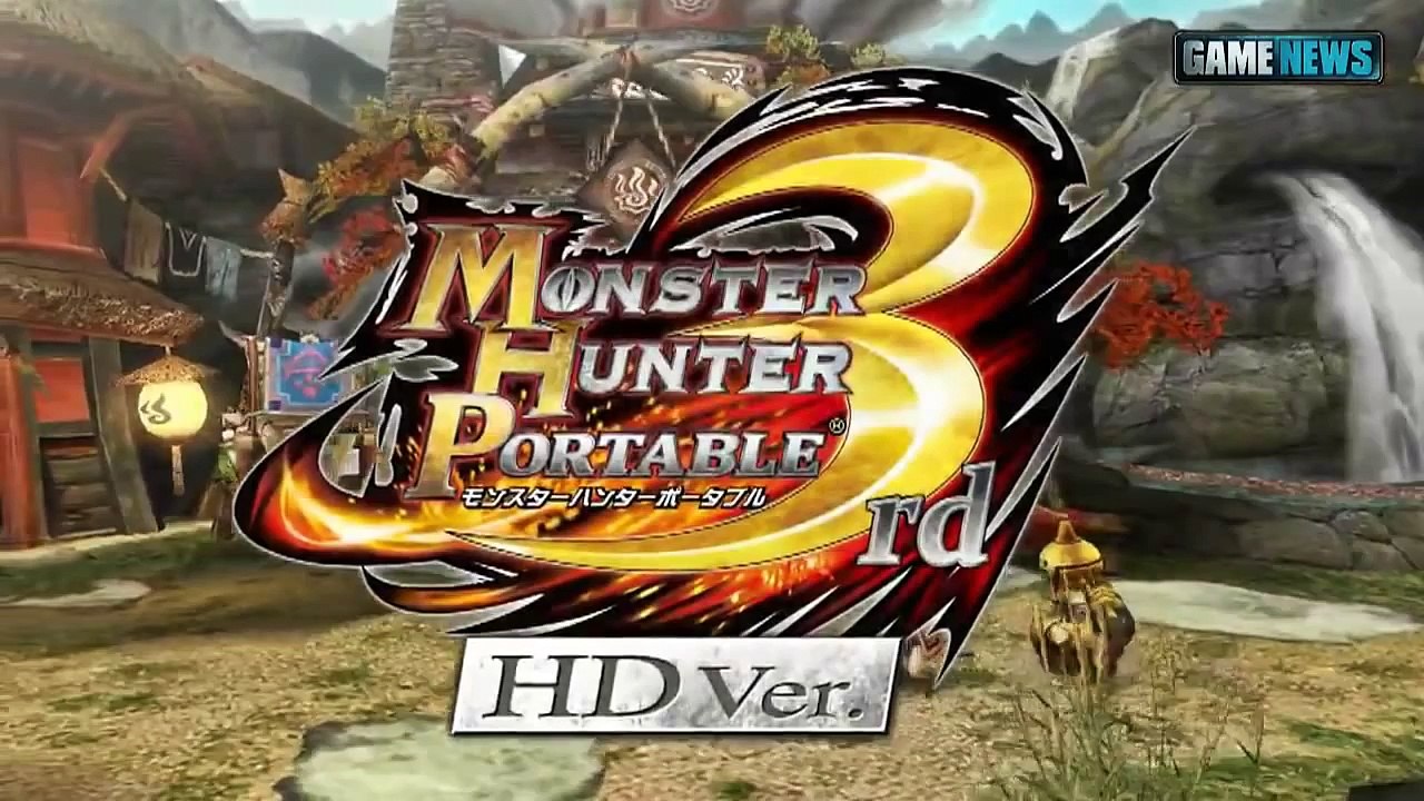 Monster Hunter Portable 3rd HD trailer (720p)