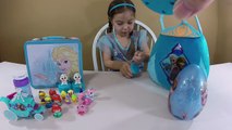 MEGA FROZEN Surprise Basket Easter Eggs Frozen Fashems Disney Princess Kinder Eggs Shopkins