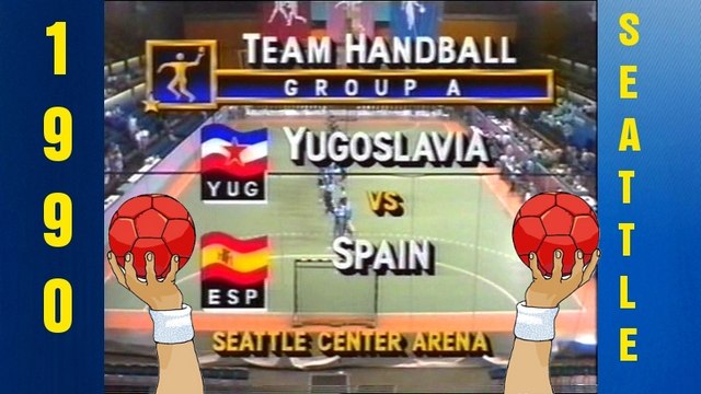 HANDBALL ГАНДБОЛ 1990 JUGOSLAVIJA ESPAÑA SIETTLE BALONMANO