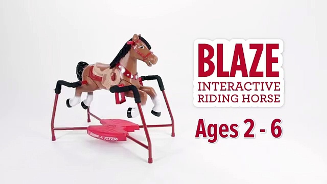 Radio Flyer Blaze Interactive Riding Horse
