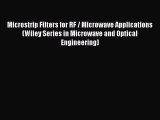 PDF Microstrip Filters for RF / Microwave Applications (Wiley Series in Microwave and Optical