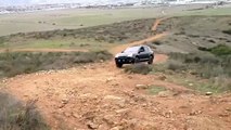 Porsche Cayenne Turbo off road in Southern California