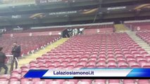 Galatasaray - Lazio, allenamento di rifinitura