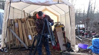 Rebuilding My Off Grid Wood Shop Pt 2