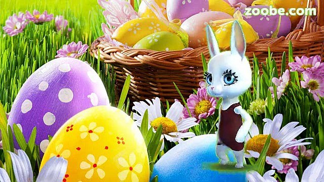 Zoobe Зайка Красивое поздравление с Пасхой!