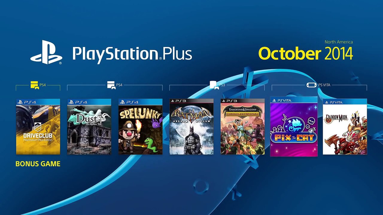 PlayStation Plus Free Games - October 2014