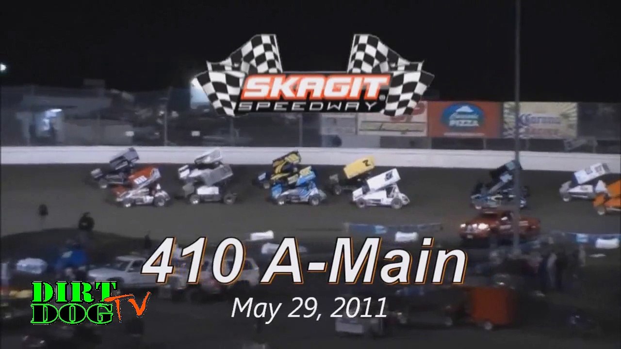 Break Dancin Sprint Car Crash | Skagit Speedway | May 29, 2011