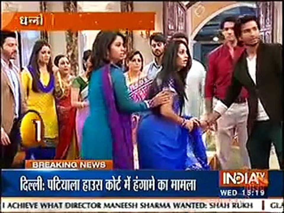Simar ke Maafi Maang ne par Mataji ne Maara Simar Ko Dhakka 17th February 2016 Sasural Simar Ka
