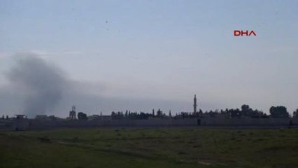 Carablus'ta Işid ile Pyd Arasında Karşılıklı Havan Atışları