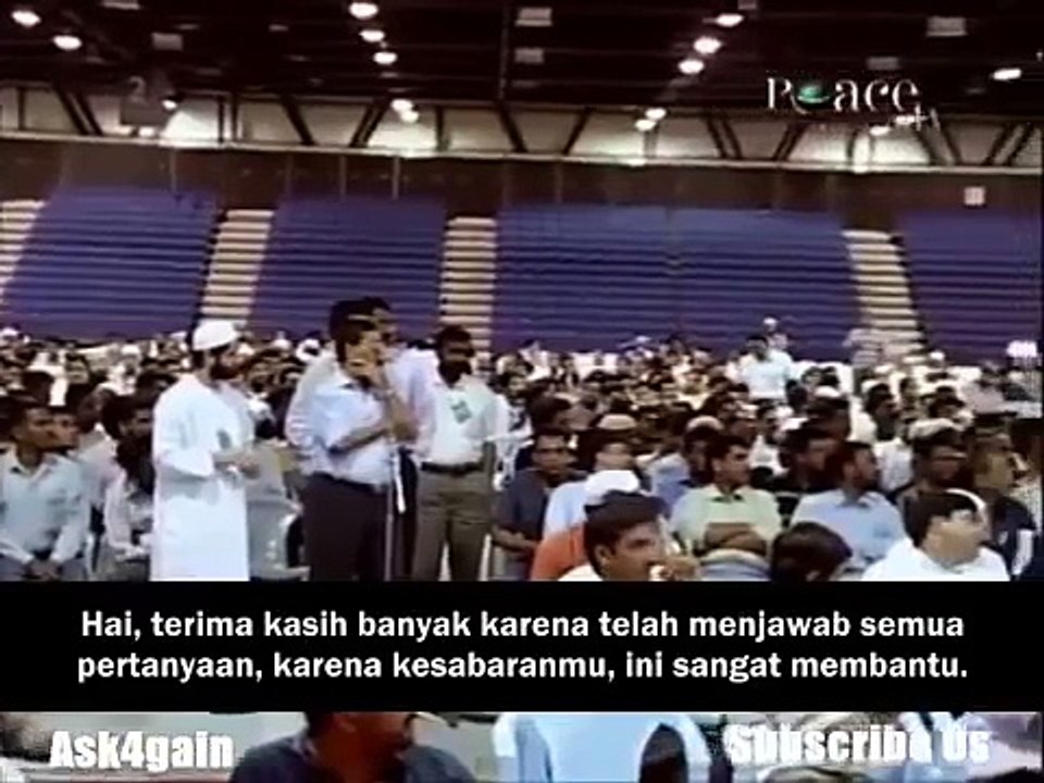 Dr. Zakir Naik Videos. Rahul Bertepuk Tangan dan Tersenyum Setelah Mendengar Dr Zakir Naik