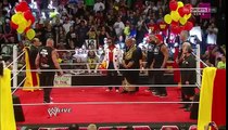 Brock Lesnar crashes Hulk Hogan's birthday celebration _ Raw,2014 (Full Segment)