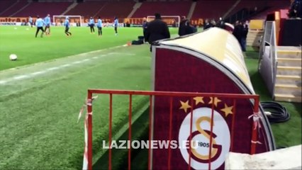 La Lazio arriva alla Turk Telekom Arena