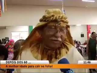 Disposição de sobra no Baile de Carnaval da Melhor Idade