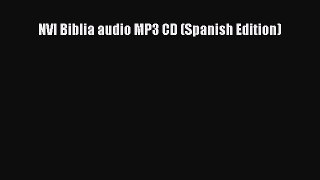 Download NVI Biblia audio MP3 CD (Spanish Edition) Ebook Online