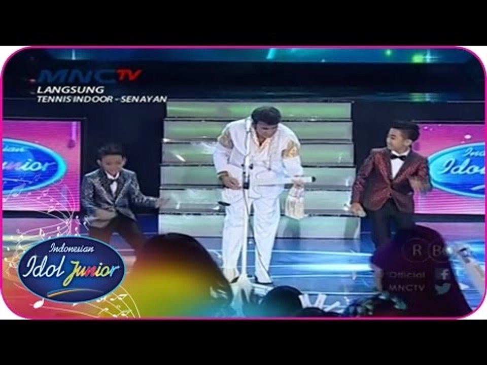 JOJO & RIAN ft. RHOMA IRAMA - SANTAI (Rhoma Irama) - Result & Reunion - Indonesian Idol Junior