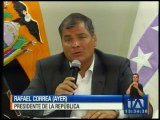 Correa: 50 millones de dólares es la deuda al municipio de Guayaquil