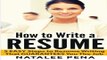 Resume  How to Write a RESUME   5 EASY Steps to Resume Writing That SELLS  Resume  Resume Writing