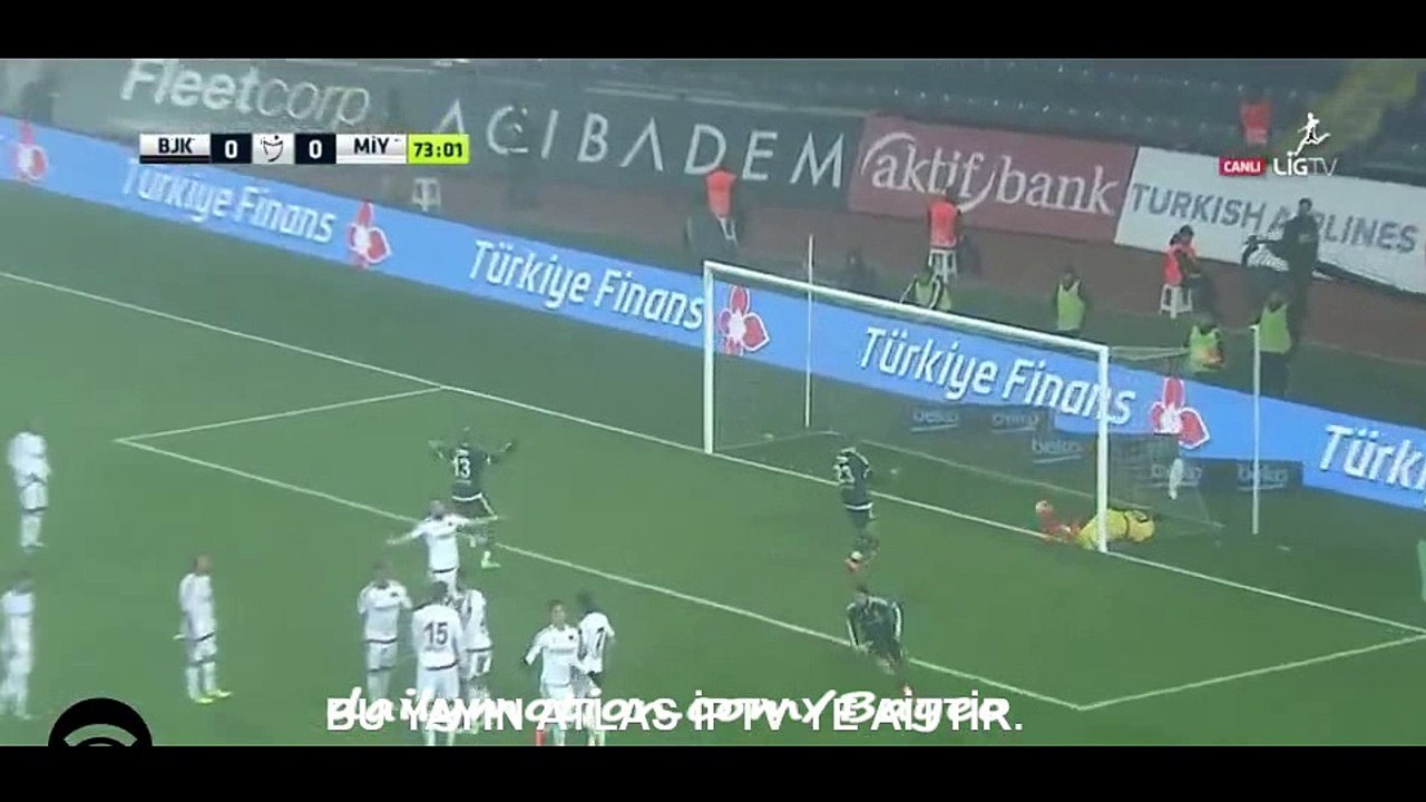 Jose Sosa Goal HD - Besiktas 1-0 Mersin - 17-02-2016 Super Lig