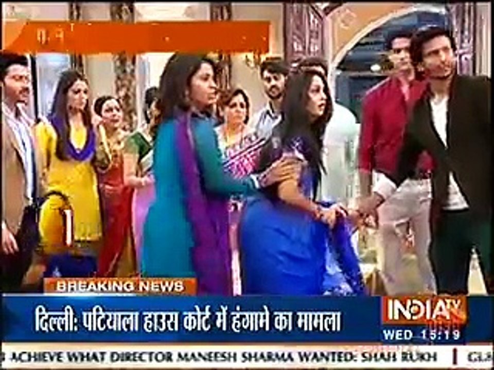 Simar ke Maafi Maang ne par Mataji ne Maara Simar Ko Dhakka 17th February 2016 Sasural Simar Ka