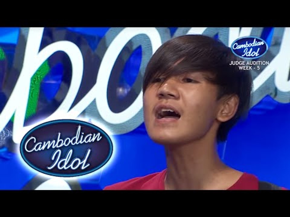 Phath Sokhomviseth Thinking Out loud Cambodian Idol 2015 | Wk 5 Judge Audition  ផាត សុខុមវិសិដ្ឋ