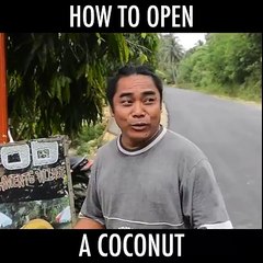 How To Open a Coconut