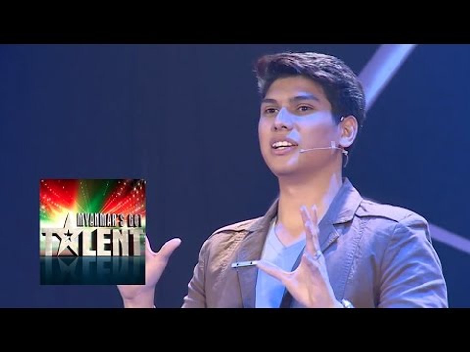 Ye Thu Aung Magician Myanmar's Got Talent 2015 Final | Season 1