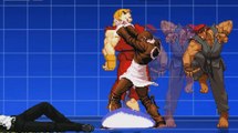 MUGEN WORLD,Orochi Iori and Kio KOF vs Evil Ryu and Ken Street fighter
