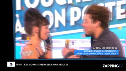 TPMP : Kev Adams embrasse Erika Moulet en direct sur le plateau (Vidéo)