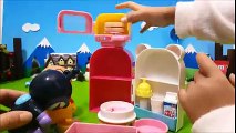 アンパンマンおもちゃアニメ❤メルちゃん レンジと冷蔵庫セット おうち おもちゃ なかよしパーツ Baby Doll Mellchan Toy