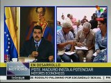 Venezuela: insta Maduro a potenciar los 14 motores productivos