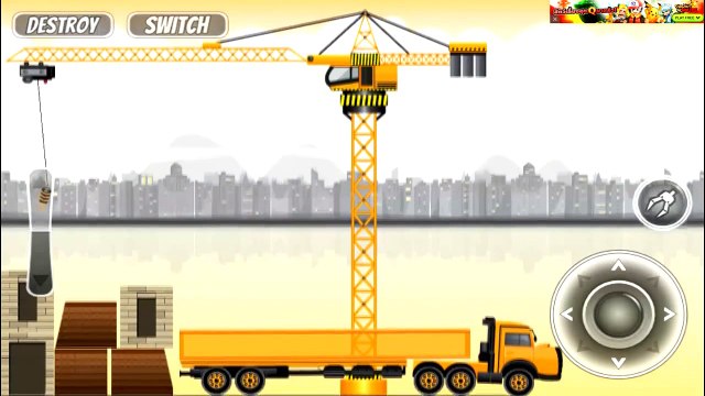 игра стройка | мультик про кран | строим домик # 1