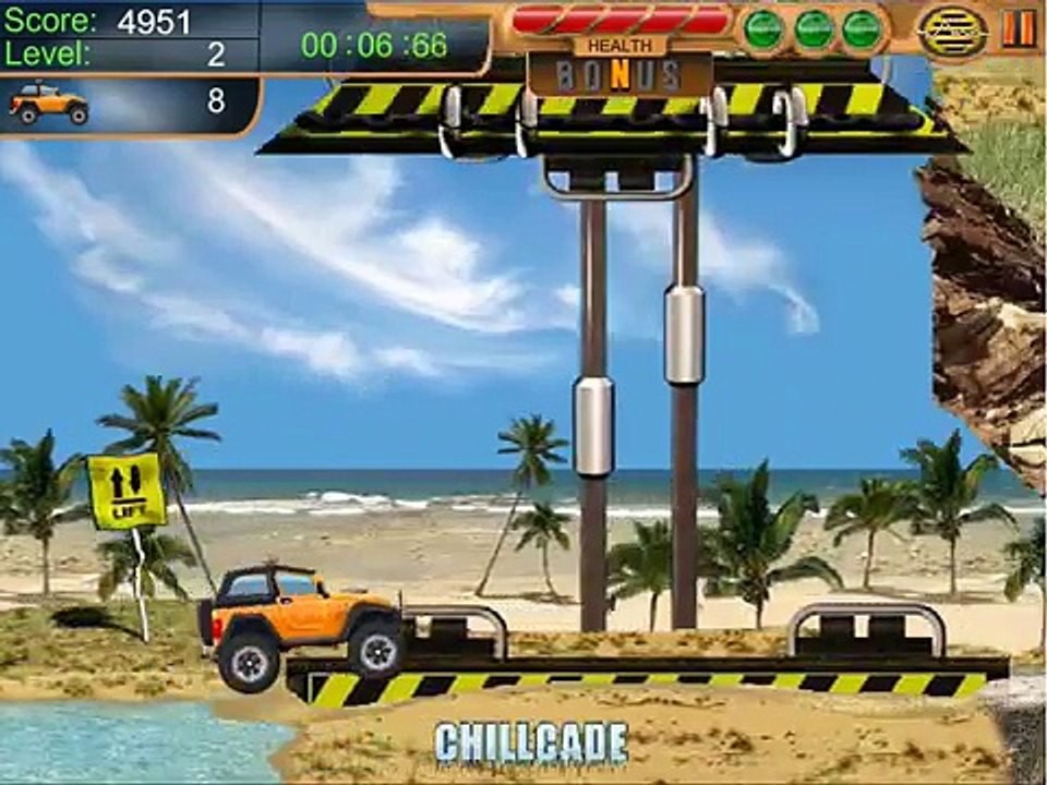 Rocky Rider Game - Monster Truck/Race Car/Off Road Vehicle Full Game in HD - 10 Minutes +