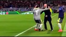 Real Madrid Star Cristiano Ronaldo Celebrates With Zinedine Zidane