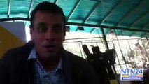 Vea lo que le dijo Capriles a un periodista de VTV