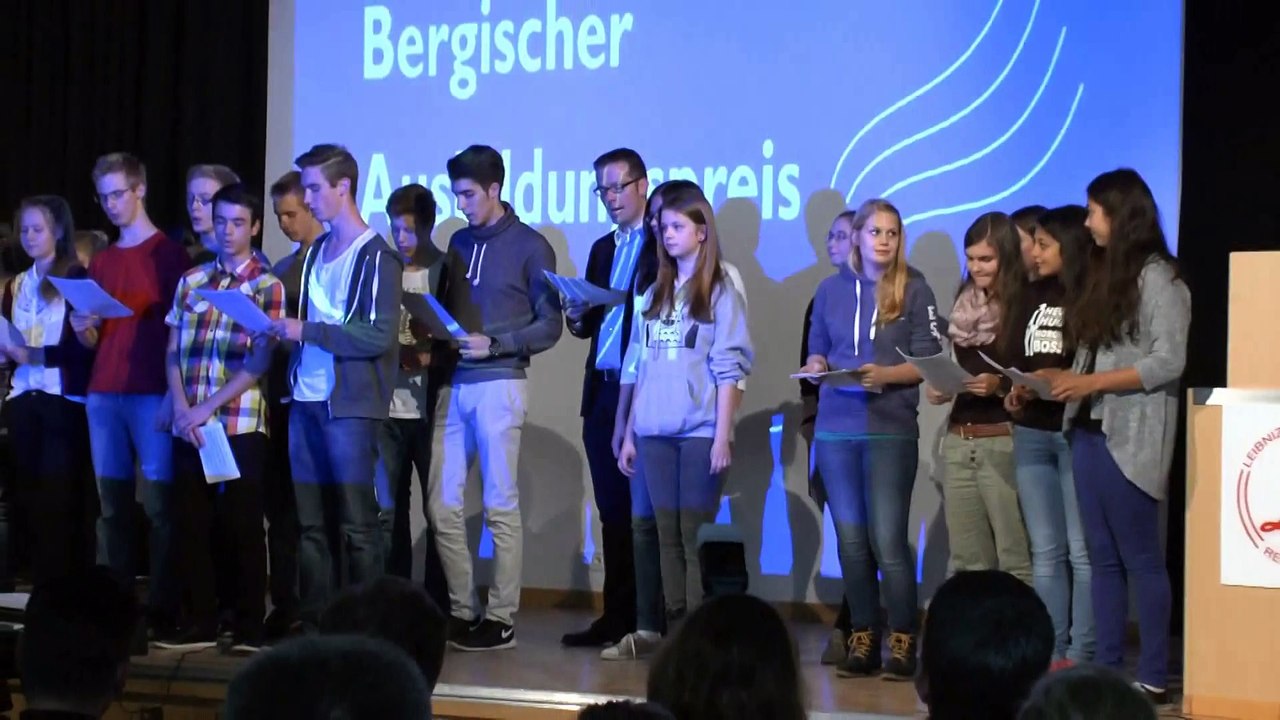 Bergischer ausbildungspreis 2014