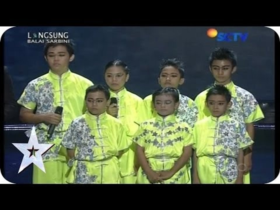 Energetic Wushu Performance from AWI Junior - SEMIFINAL 4 - Indonesia's Got Talent