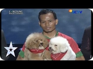 Snowy and Machi is Back! -  Lovly Dog - SEMIFINAL 4 - Indonesia's Got Talent