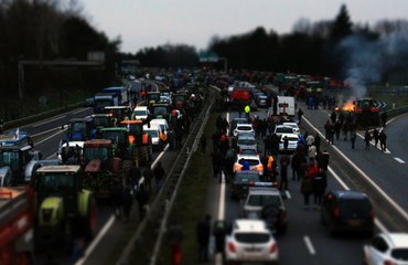 Crise agricole : Le blocage de la rocade de Rennes par les agriculteurs