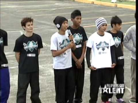 PARKOUR OLONGAPO FREERUNNERS AND TOMAS MABASA of PILIPINAS GOT TALENT 4