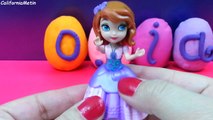 Play Doh Surprise Eggs SOFIA THE FIRST Disney Princess 3D Toys from Disney Zaini